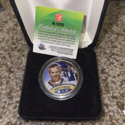 Brett Favre - Signed Half Dollar