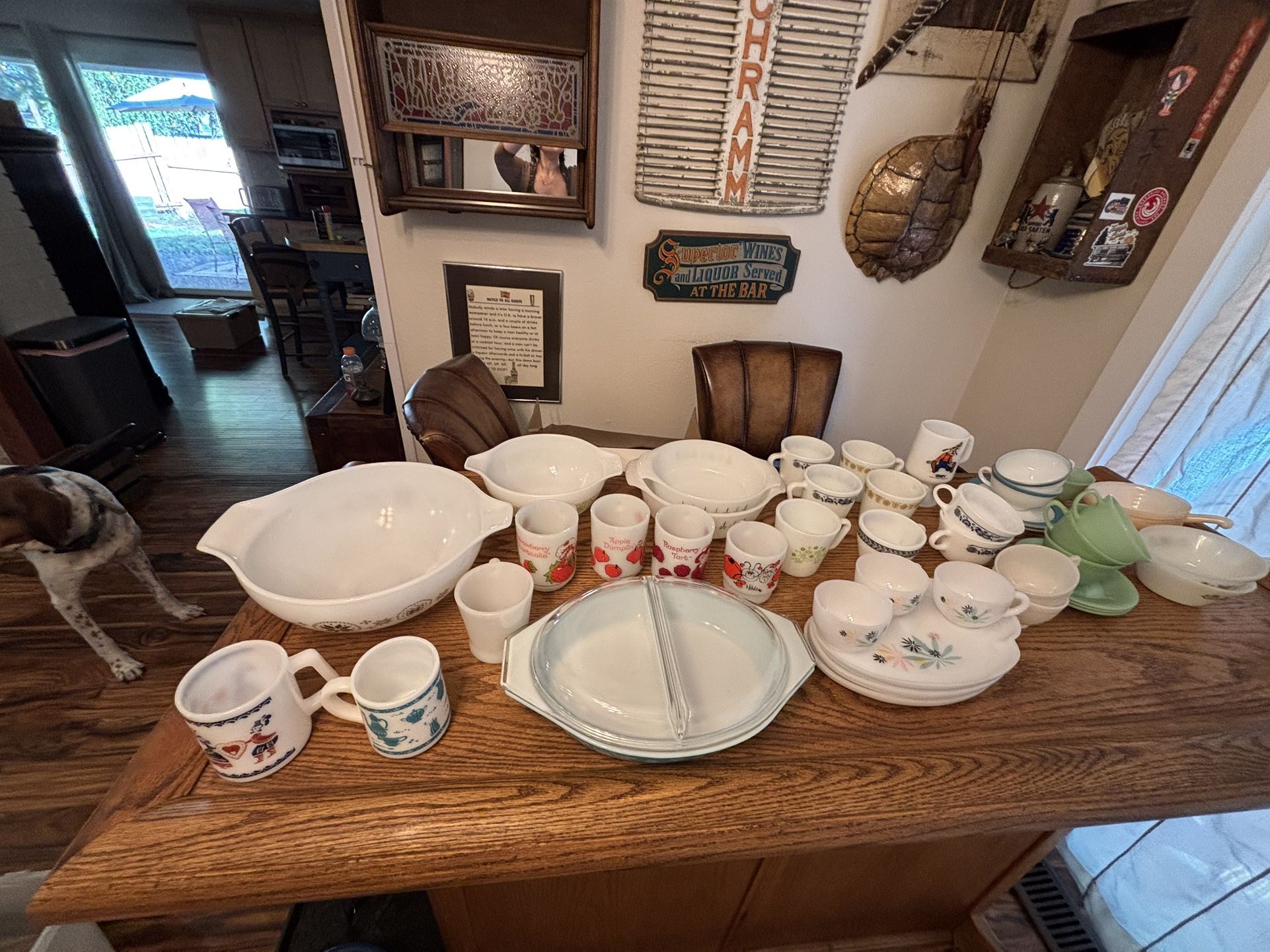 Vintage milk glass collection Authentic