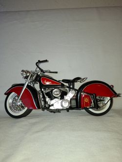 Classic red and black Indian Chief motorcycle Collectable