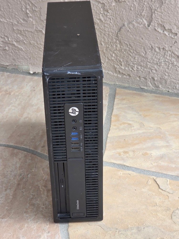 HP Elite AMD A10 Computer Monitor And Keyboard