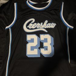 LeBron James Crenshaw Black/Blue Jersey XXL