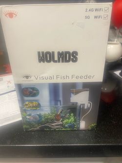 WOLMDS Intelligent Visual Fish Feeder WiFi