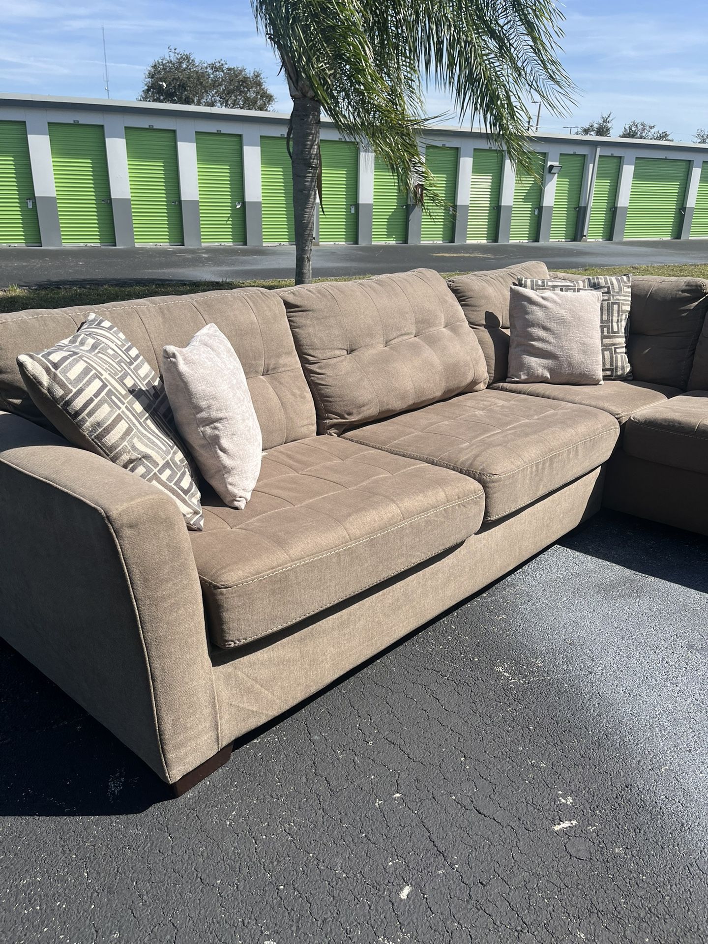 Tan Sectional Couch