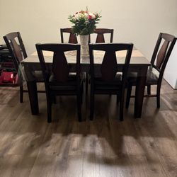 Six Chairs Dinning Table.  