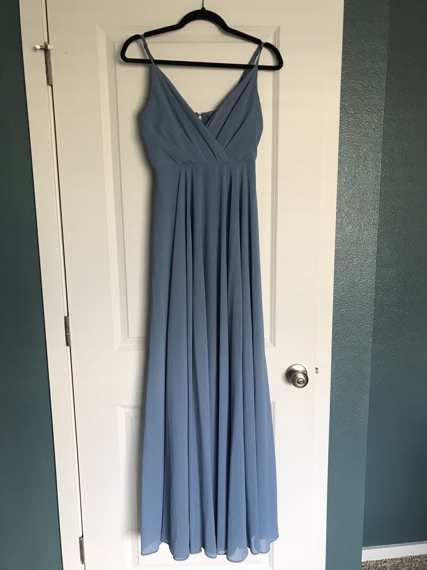 Lulu’s Dusty Blue Bridesmaid Dress Size S