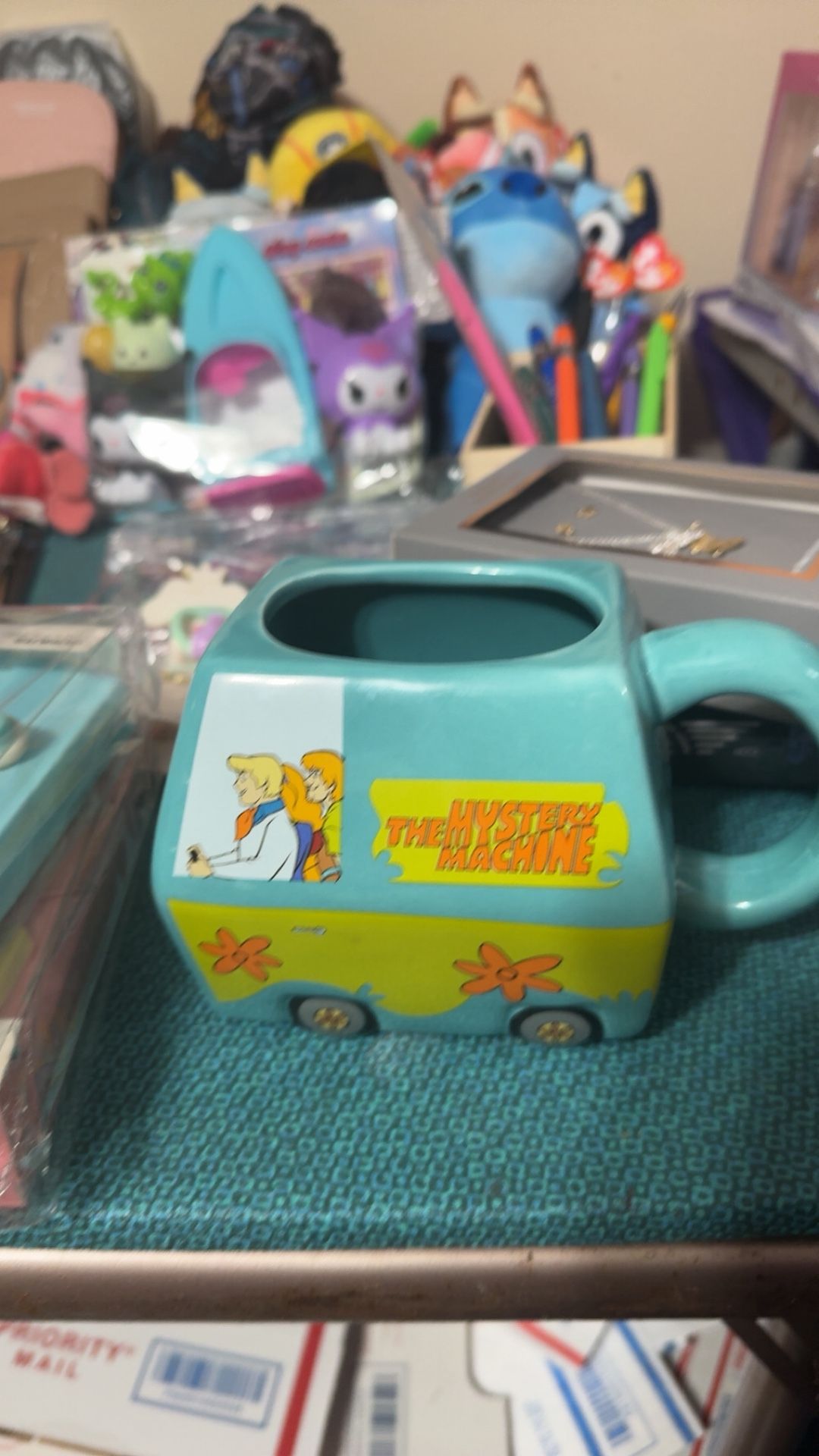 Multiple items, including Disney brand and hello Kitty and
