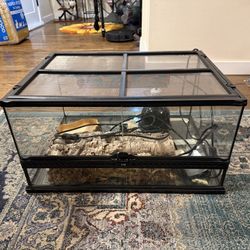 Exo Terra Natural Terrarium Medium Wide (with Accessories)