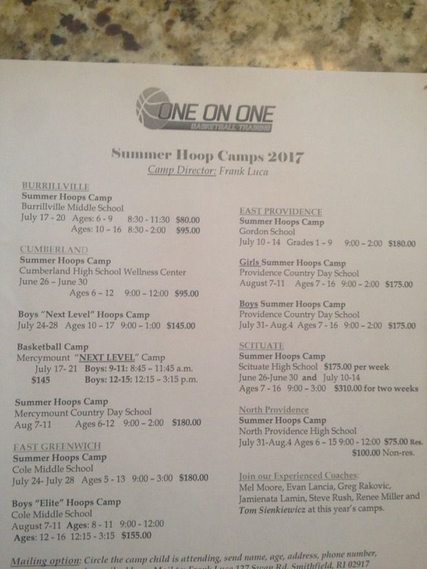 Summer Basketball Camps