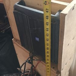 Custom Made Boombox With Alpine Amplifier And Speaker Fit Under Rear Suburban Seat