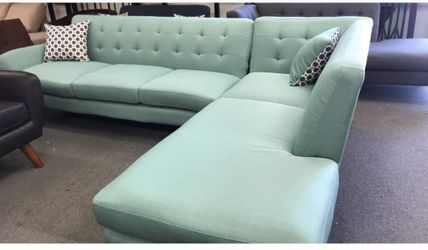 New On Sale MCM Sectional Couch with Chaise! Free Delivery!!!