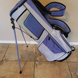 Brand New Top Flight Purple Stand Golf Bag