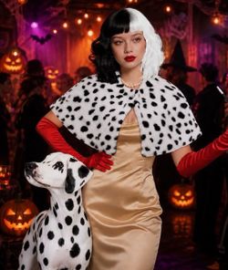 Cruella De Vil Halloween Costume Set