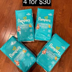 Pampers baby-dry size1      4 for $30
