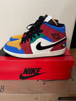 USED Blue the Great Air Jordan 1 Fearless size 10 Mens