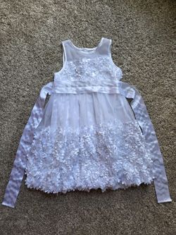 Bonnie Jean sz 6 white girls dress