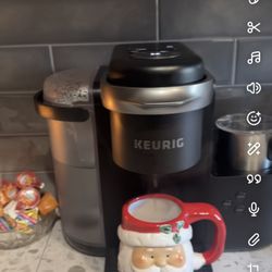 Keurig & Milk Frother.  K.cup Coffe Holder