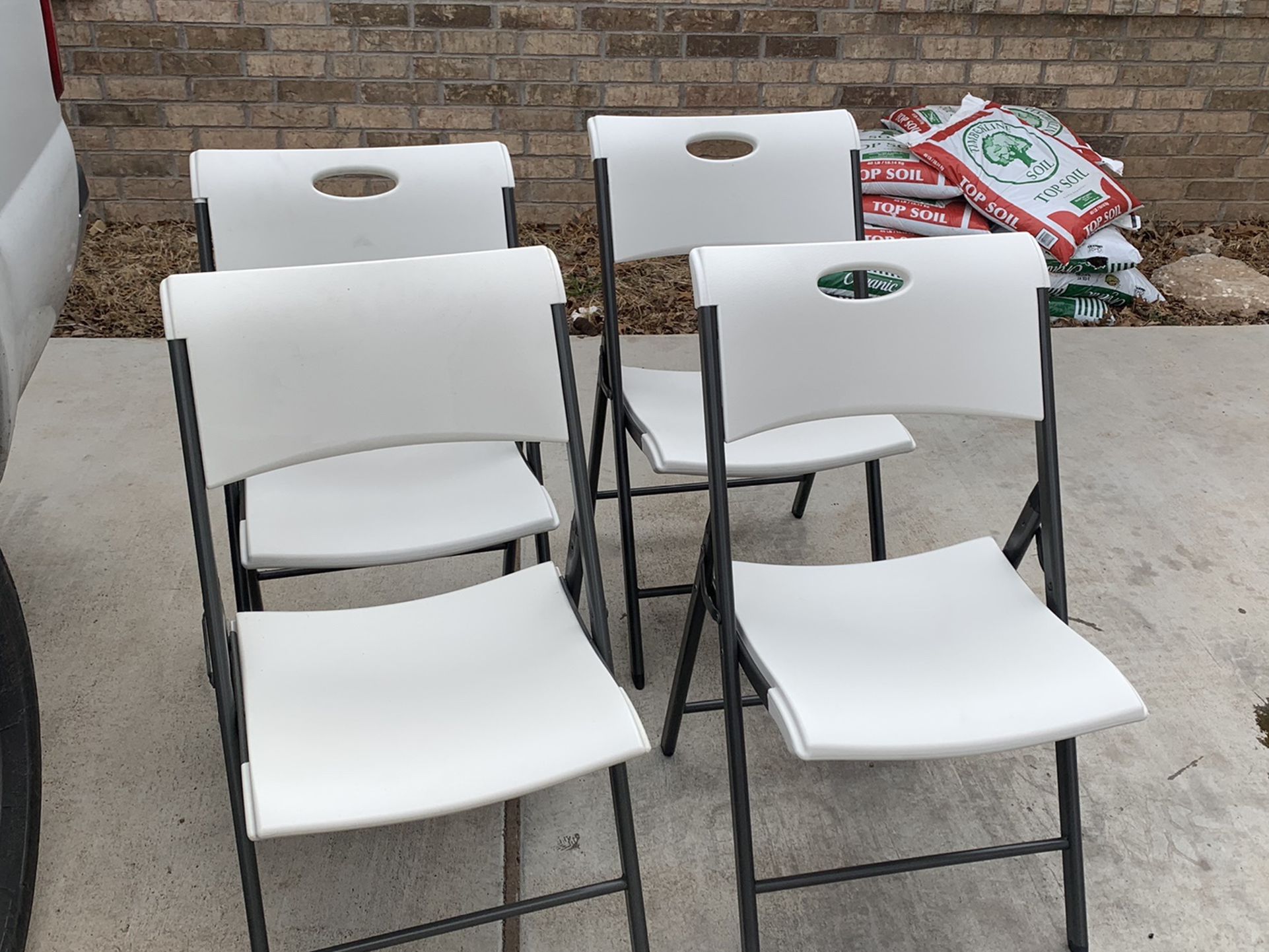 Commercial Grade Folding Chairs (4 Set)