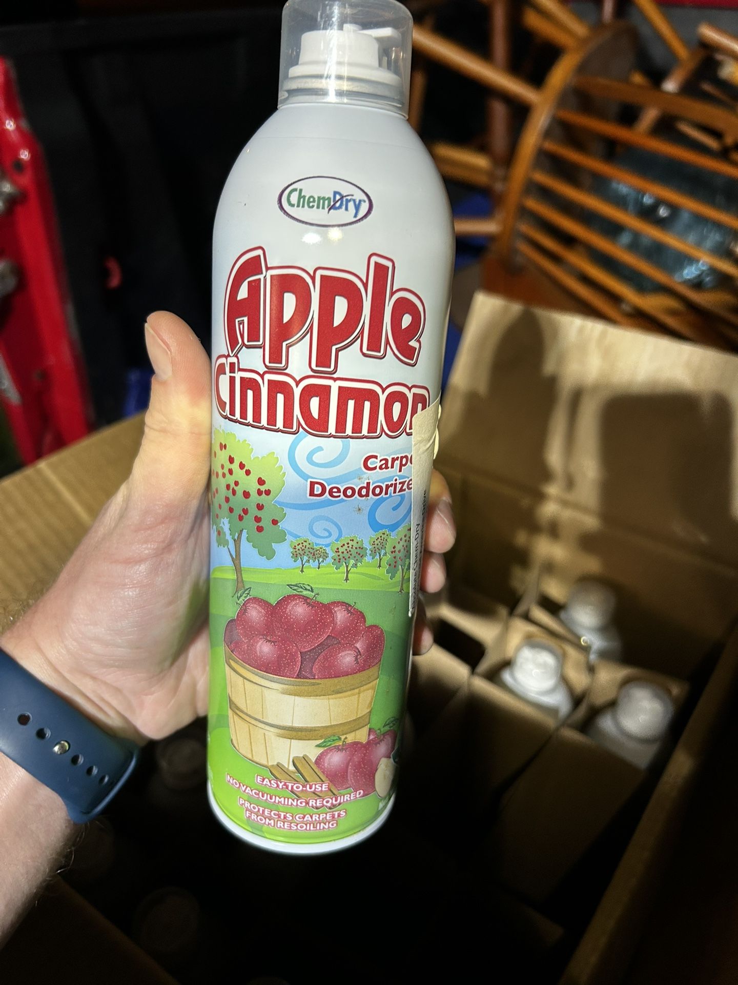 Apple Cinnamon Carpet Deodorizer by Chem Dry 14 Fl Oz Soil Resistant 12 cans
