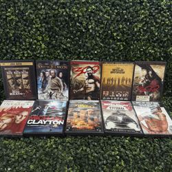 🔥 Action DVD Lot x10 – 300, Death Proof, Michael Clayton, Wild Bunch (#3)