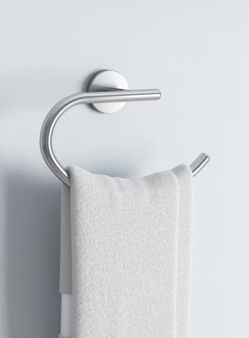 New! Glacier Bay Dorset Towel Ring in Chrome