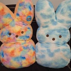 2 Giant Peep Bear Plushies