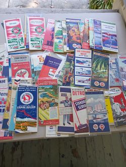 Vintage automotive road maps $6 each hot rod