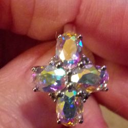 Size 9 Mystic Mercury Topaz Ring. WowFactor