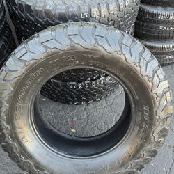 4 USED TIRES 265/70R17 LT BFGOODRICH K02 w/70% Thread All 4 Installed $340