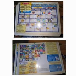 🆕️️💲SAVE $2  TODAY💲MELISSA AND DOUG LARGE   MAGNETIC CALENDAR. 112  MAGNETS FOR EVERY OCCASION 