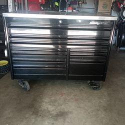 Snap On Box With Topper And Full Of Snap On Tools