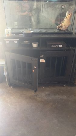 Wooden dog kennel