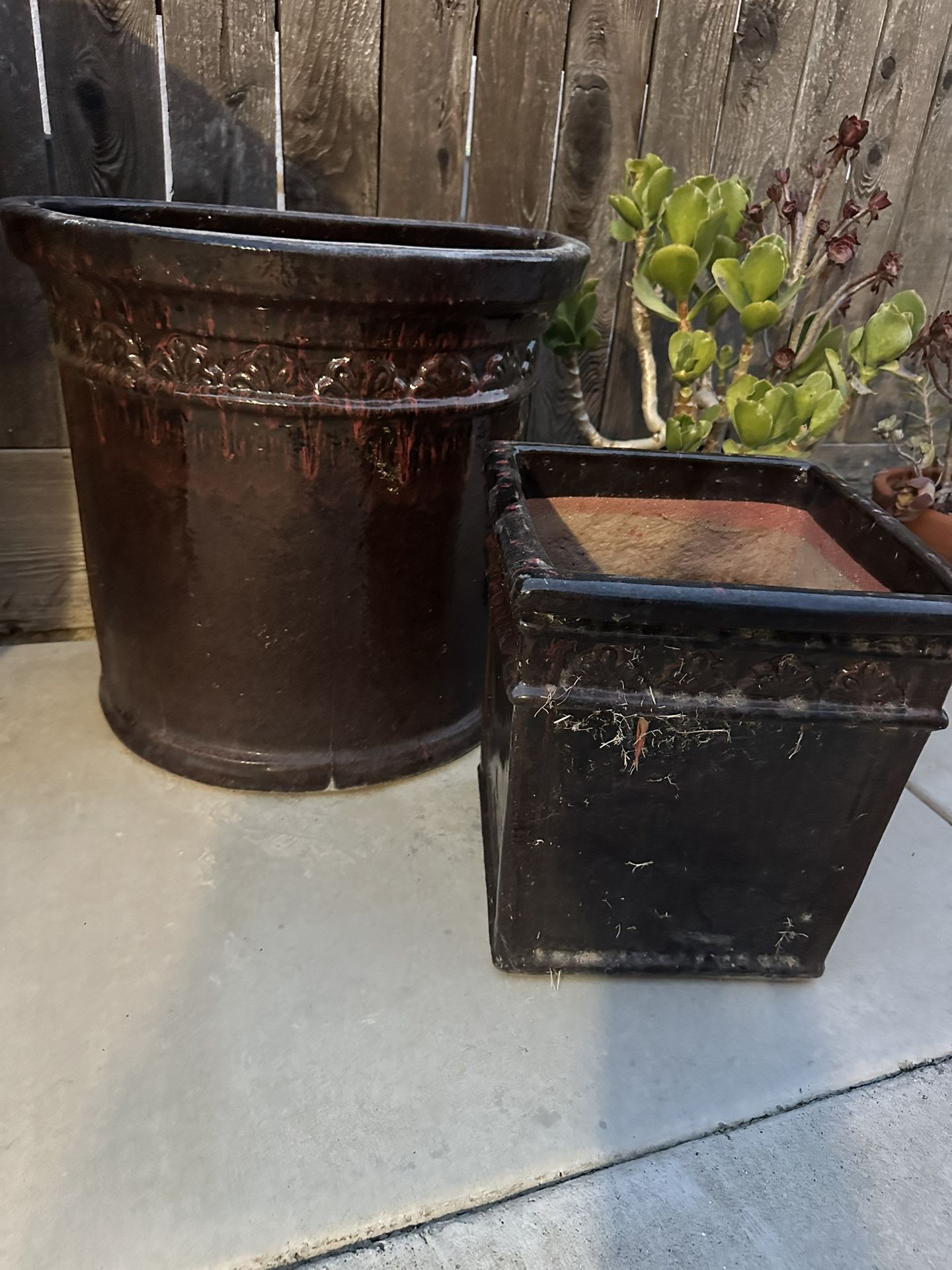 Ceramic Plant Pot Set