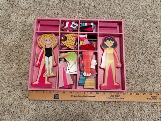 Melissa and Doug wood “paper dolls”
