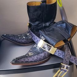 Size 8 Men's LV Boots