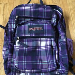 JanSport Large Purple Backpack