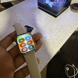 Gold 45 MM 8 Series Apple Watch 