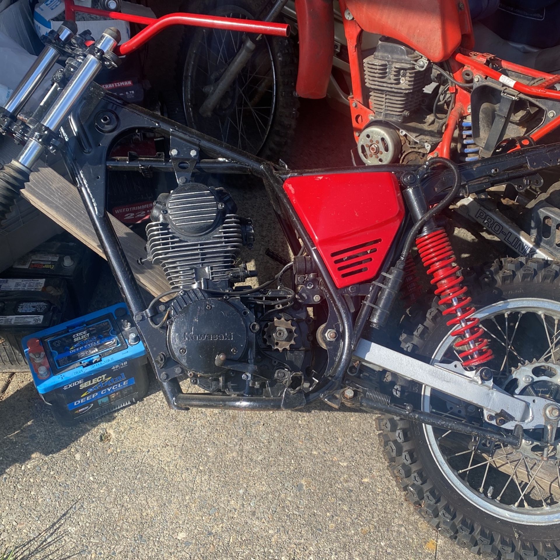 Kawasaki KL 250 Parts Bike Cheap