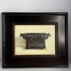 Christopher Stott “Underwood” Typewriter & Pencil Print 36/250 Framed