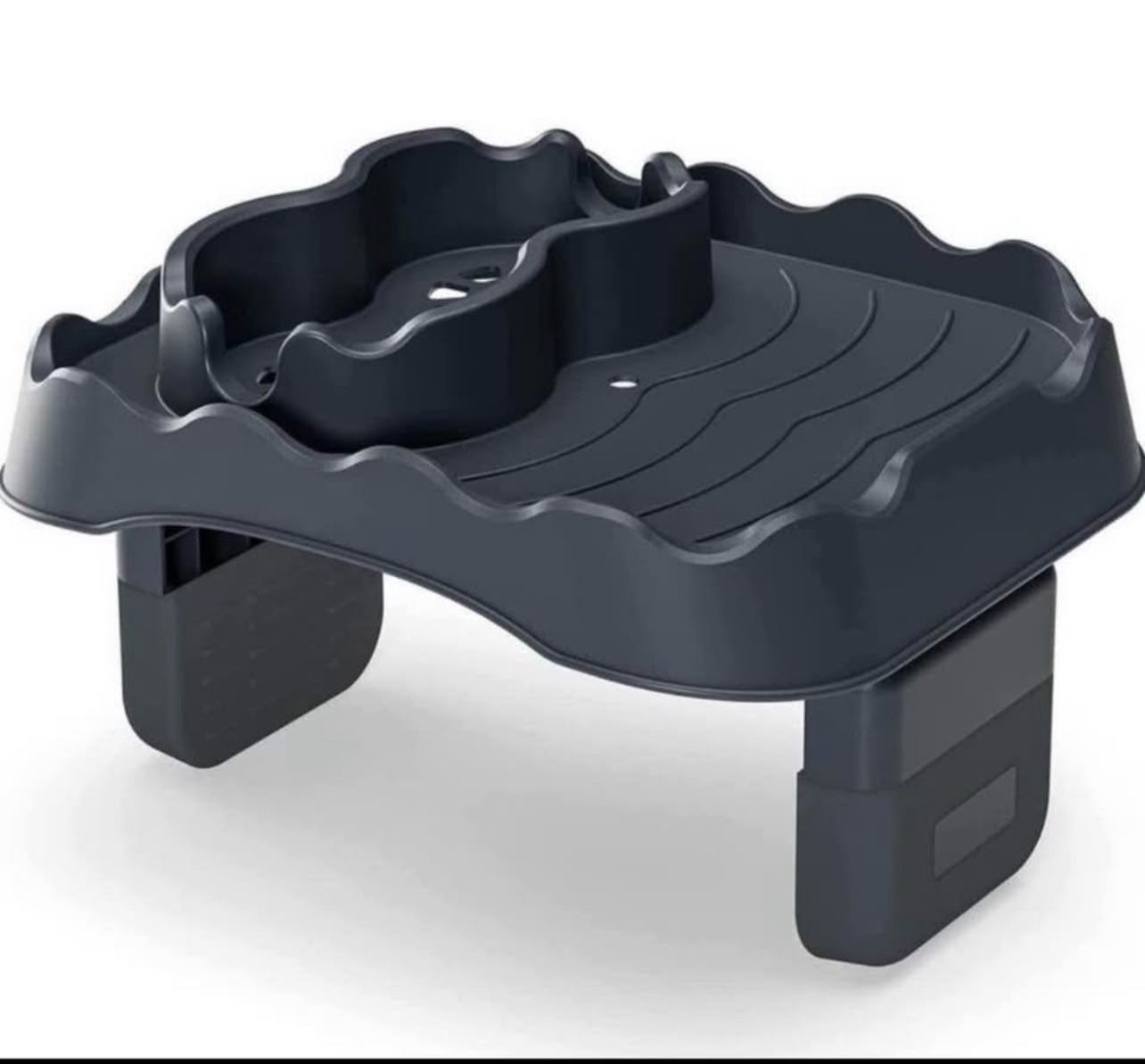 Brandnew Adjustable Tub Side Table, Nonslip Drink Caddy with 2 Cup Holders, Keep Snacks-Drinks Handy and Dry, Fits Inflatable Spa/Pool/Bathtub Hot Tu