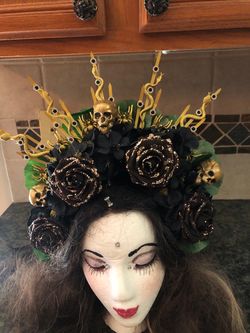Gothic spooky headband
