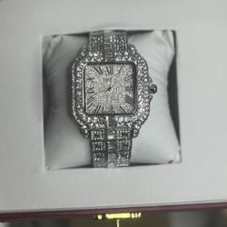 Diamond Watch , Gold Silver 