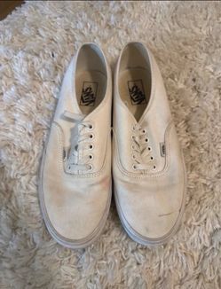 Men’s white vans