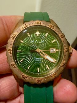 Malm Catalina Bronze 43mm Green Dial – Full Set – Near Mint w/ Protective Film