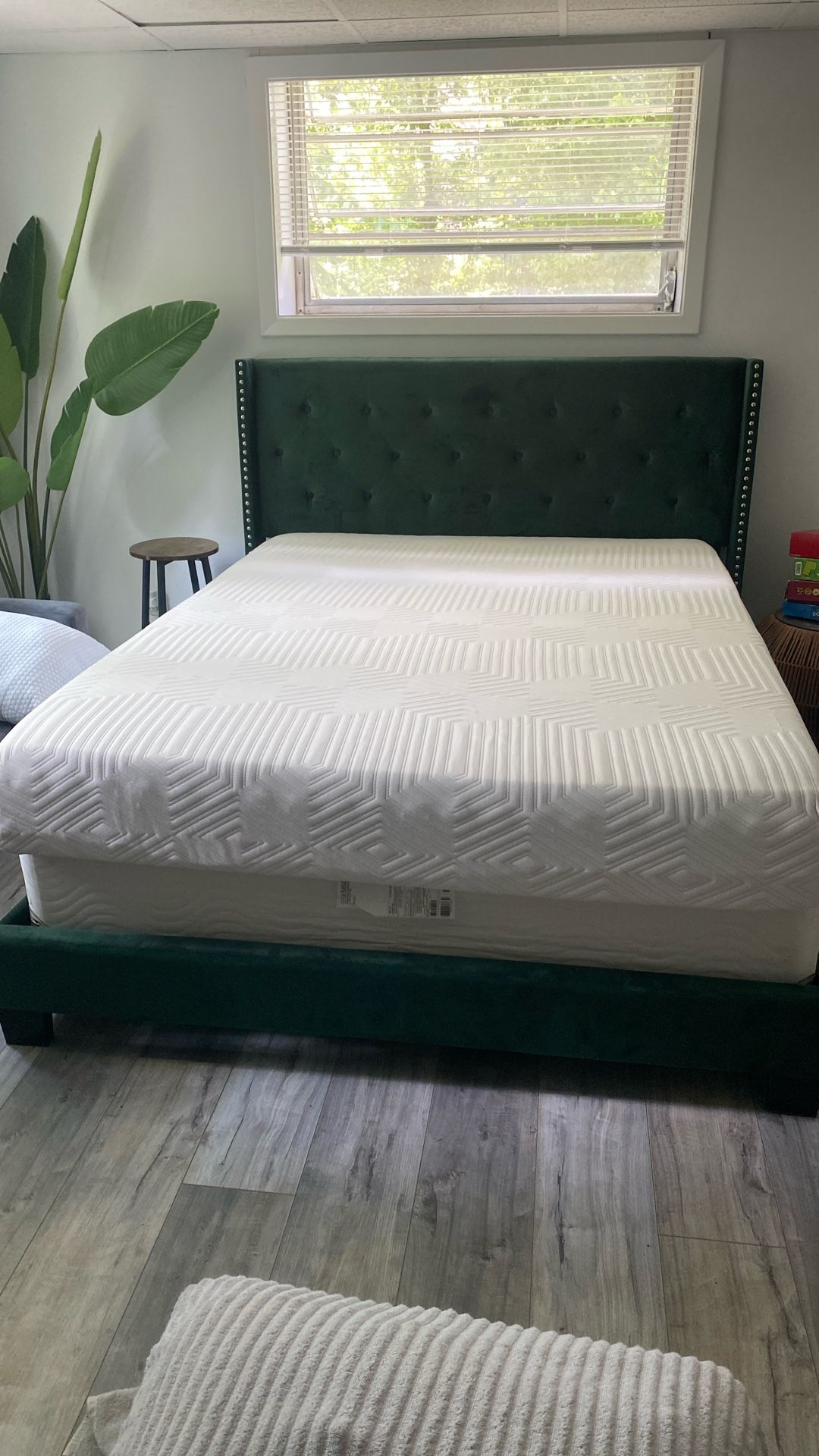 Bed frame With Mattress And Box Spring