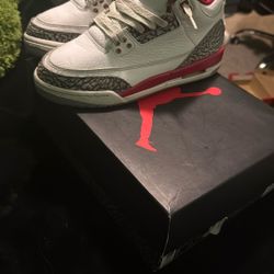 Nike Air Jordan 3 Retro Cardinal Red Men’s Size 7