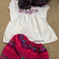 Girls Mexican Dress