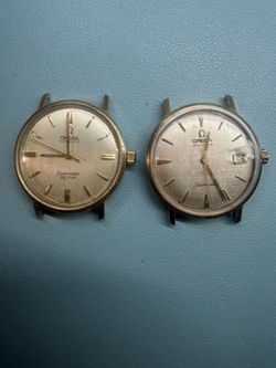 Omega Seamaster Deville Solid Gold Bezel
