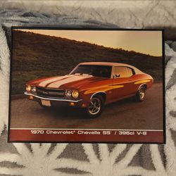 1970 Chevrolet Chevelle SS 396ci V-8 Framed Print