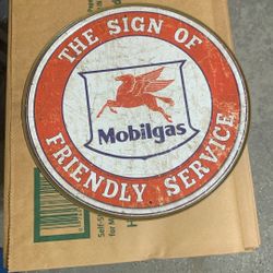Metal Sign Mobil 