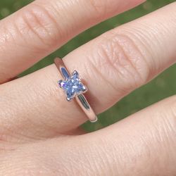 0.73ct G/VS1 EGL Diamond Ring – 14K White Gold Solitaire – Appraised $5,510